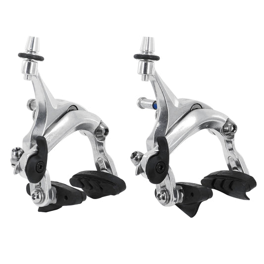 Saccon dual pivot aluminum road bike brake caliper silver 47/57mm (pair)
