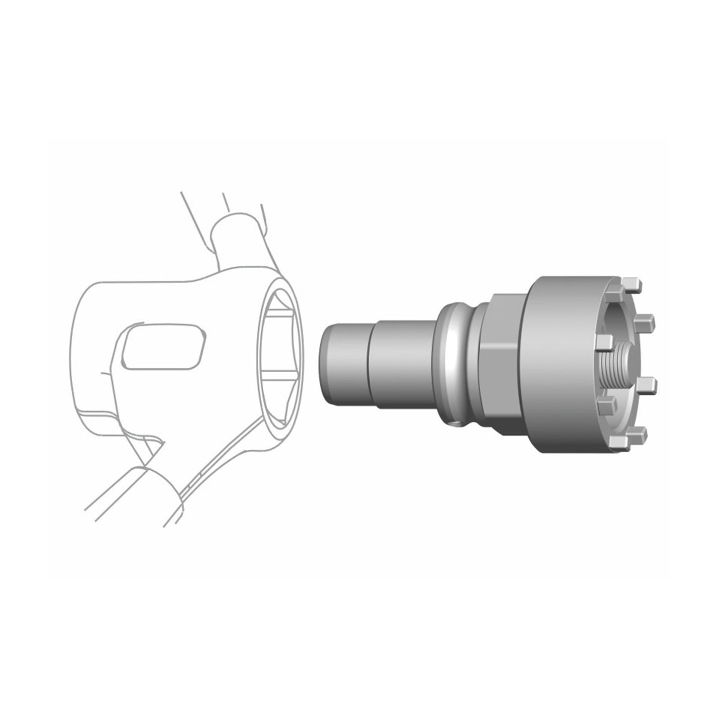 Cyclus tool for Continental 48V e-bike nut