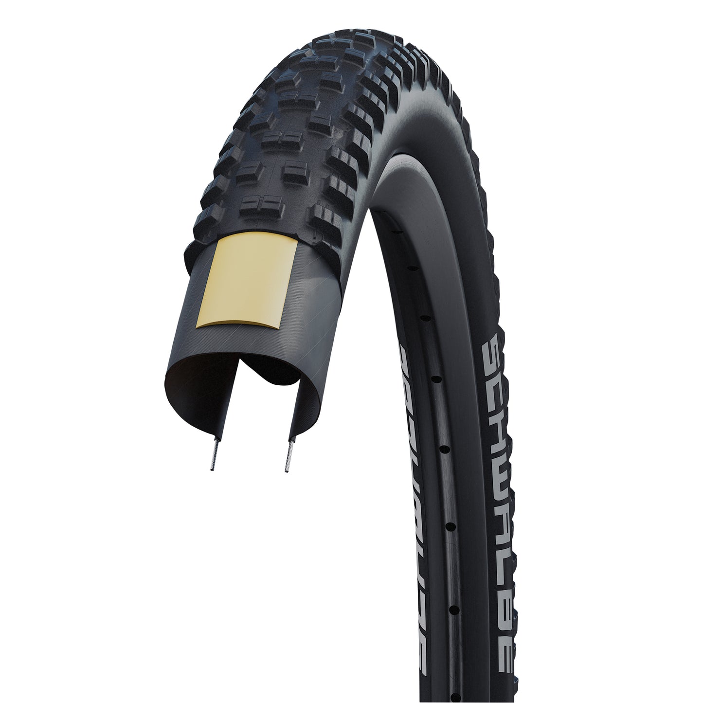 Pneu VTT 29 X 2.60 Schwalbe Tough Tom Noir TR (65-622) Renfort K-Guard