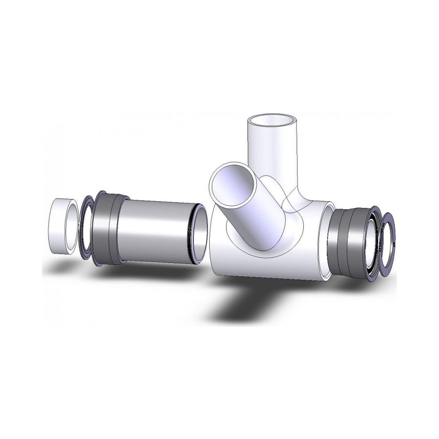 Integrated bottom bracket road-MTB press-fit-PF30 79mm x 46mm for 30mm axle for Cervélo