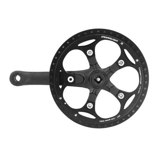 Pédalier city Stronglight Impact S noir 170 plateau 46