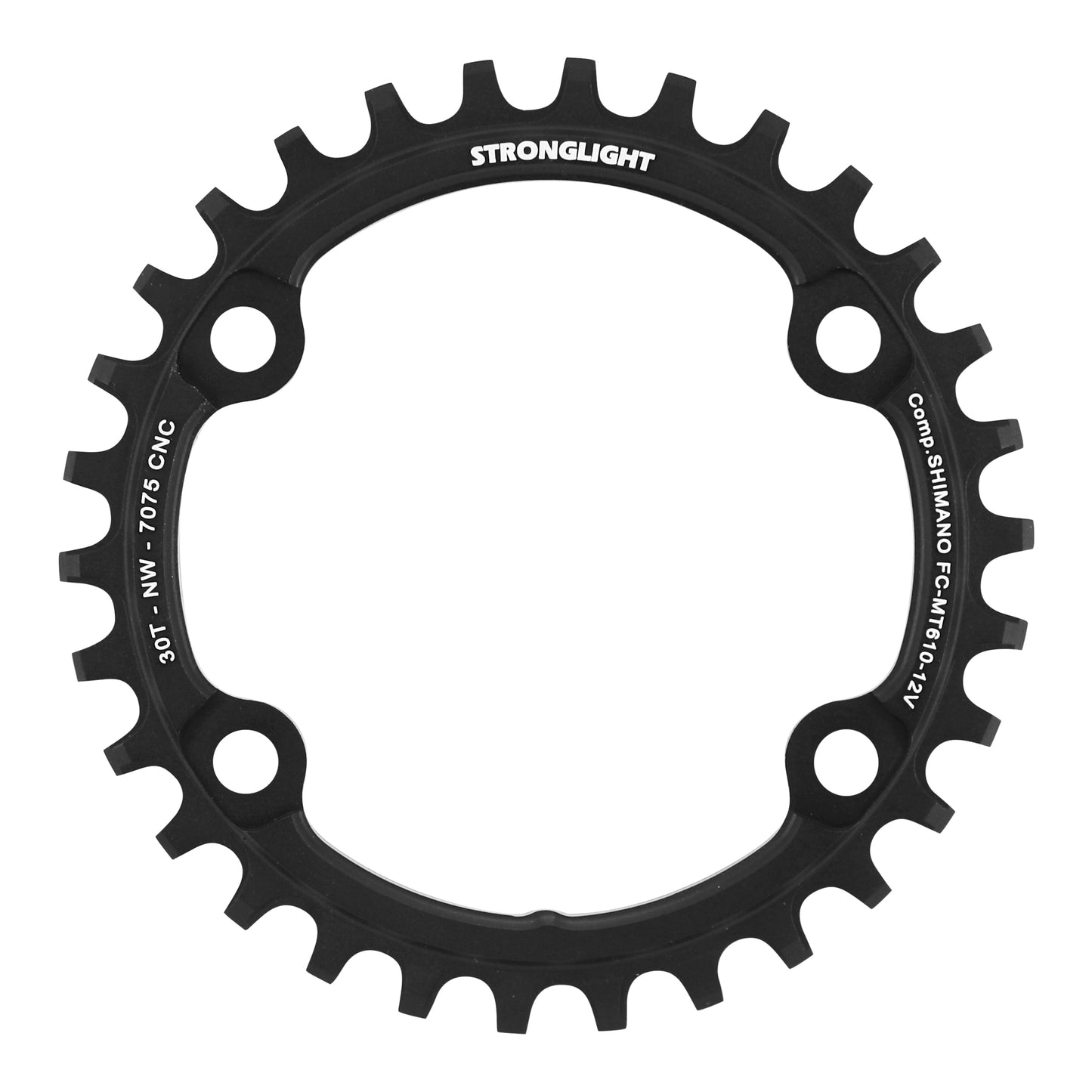Plateau VTT 4 bras Stronglight D96 pour Shimano SLX MT610 mono 30D