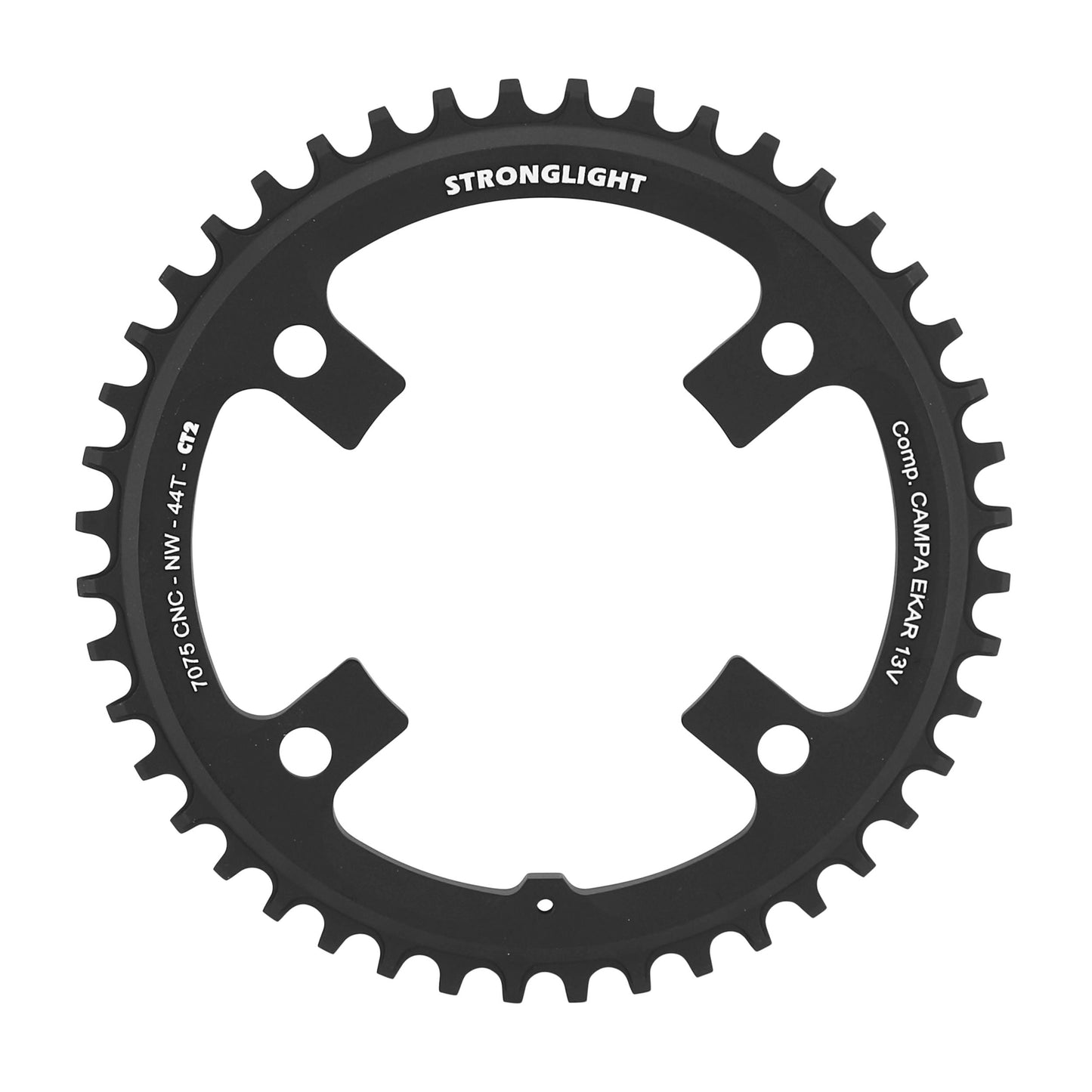 Plateau gravel Stronglight CT2 4 bras D123 pour Campagnolo Ekar 44D
