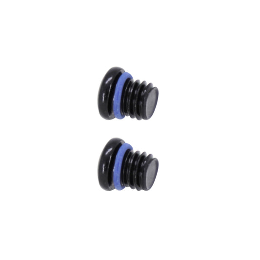 Bleed screw on Tektro compatible disc brake with seal