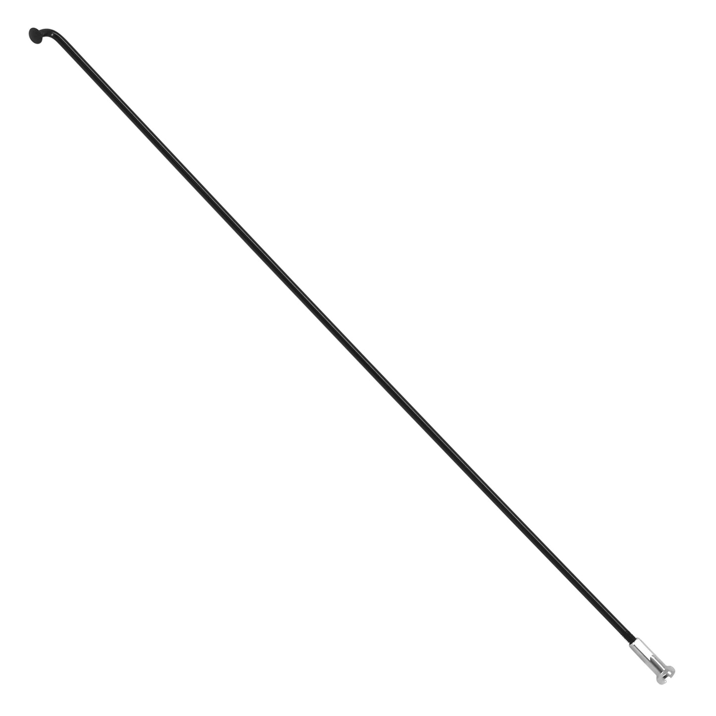 Rayon Leader Fox noir tête coudée 232 mm 2,3mm