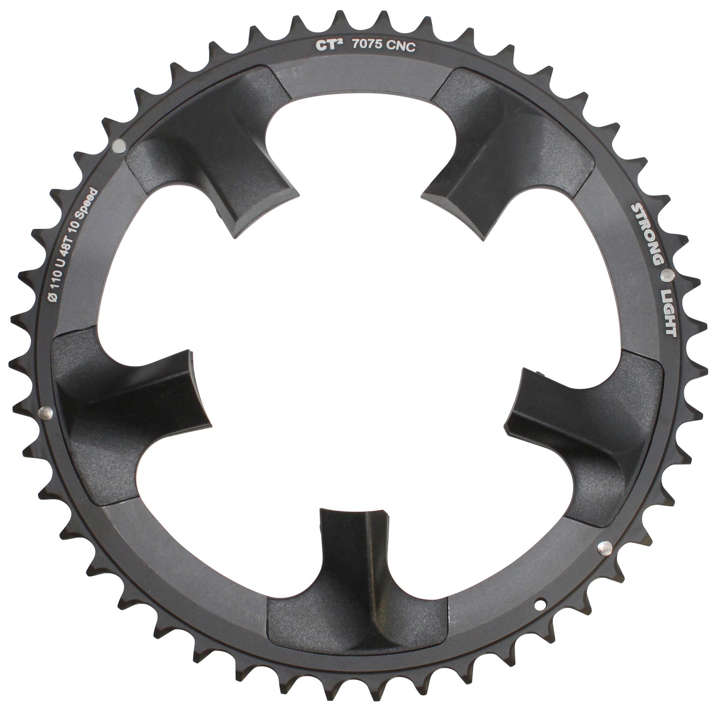 Plateau route Stronglight CT2 5 bras D110 pour Ultegra 6750 48D ext