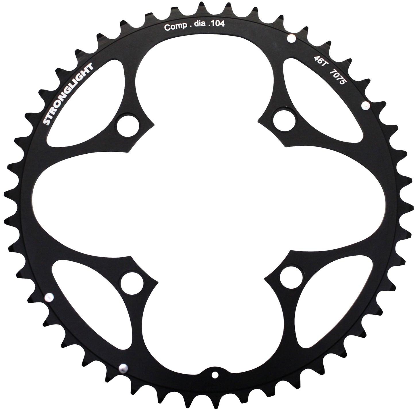 Plateau VTT 4 bras Stronglight D104 triple ext 46D