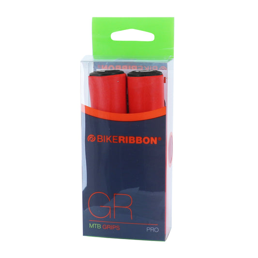 Poignées City VTT Bike Ribbon silicone rouge 22mm 130mm