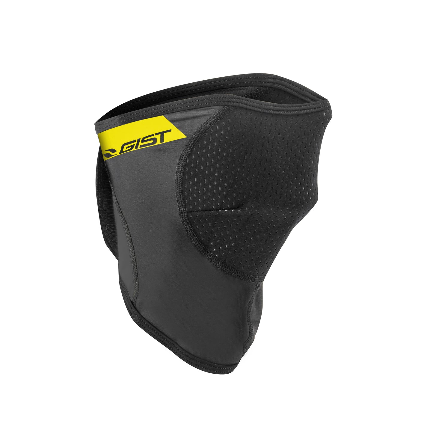 Cache cou / tour de cou inside hiver thermodress noir déco jaune fluo Gist (5480)