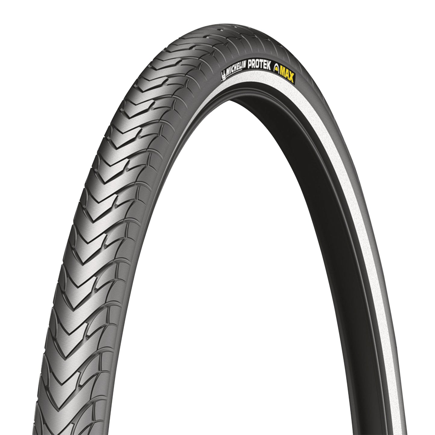 Pneu VTT Urbain 26 X 1.40 Michelin Protek Max Noir TR (35-559) flanc Reflex Compatible VAE