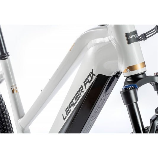 Electric Mountain Bike 29 Leader Fox Swan F white Bafang M300 15Ah