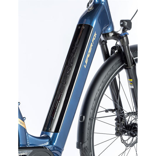 Electric City Bike 28 Leader Fox Saga Blue Bafang M300 15Ah