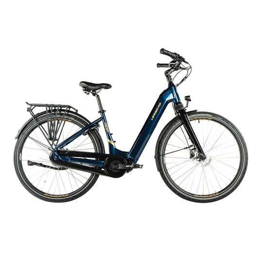 City electric bicycle 28 Leader Fox Neba Nexus blue Bafang M420 15Ah