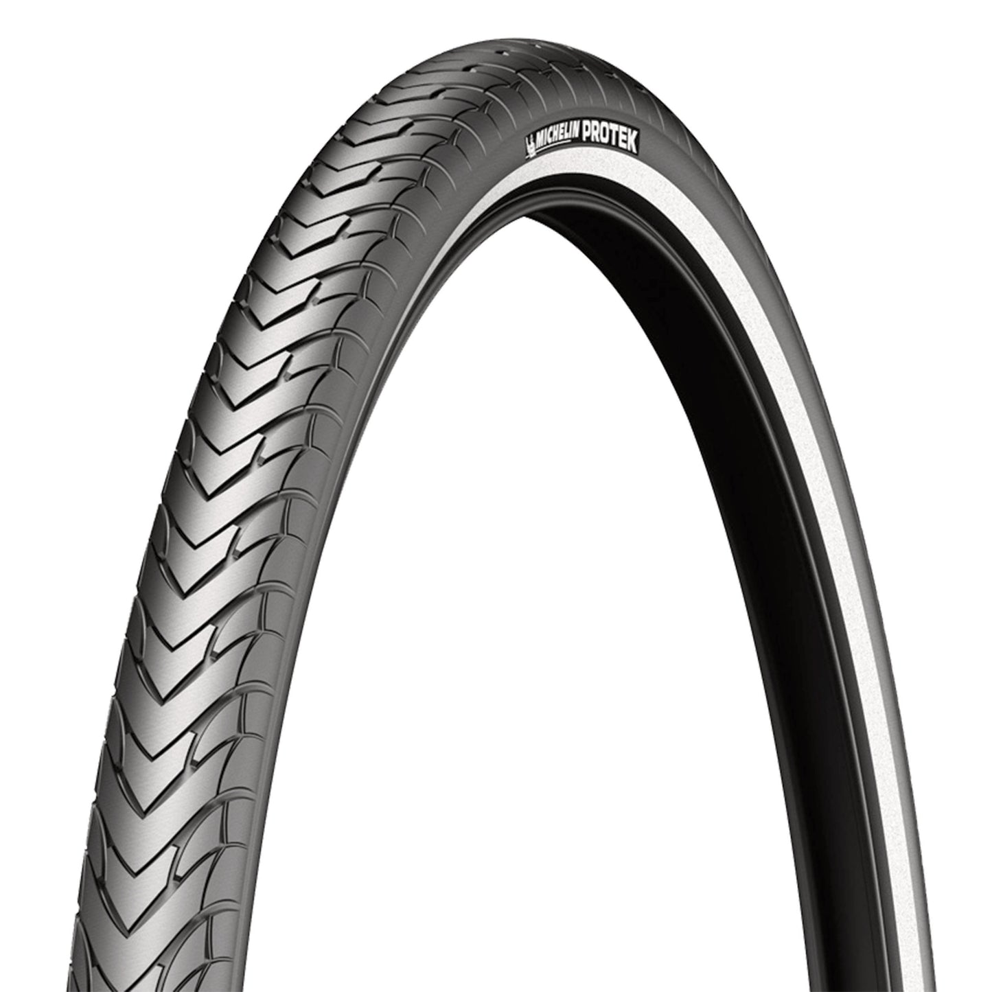Pneu VTC Urbain 700 X 28 Michelin Protek Noir TR (28-622) flanc Reflex