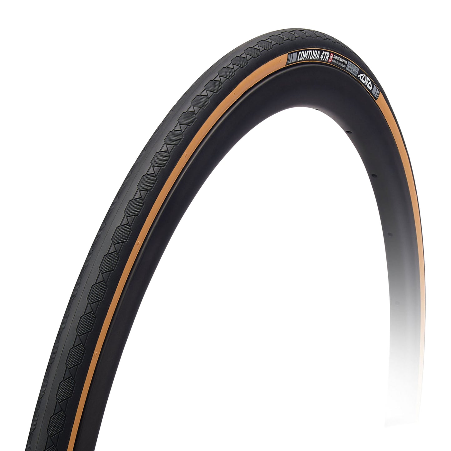 Pneu Route 700 X 25 Tufo Comtura 4TR Tubeless Ready Noir-Beige TS (25-622)