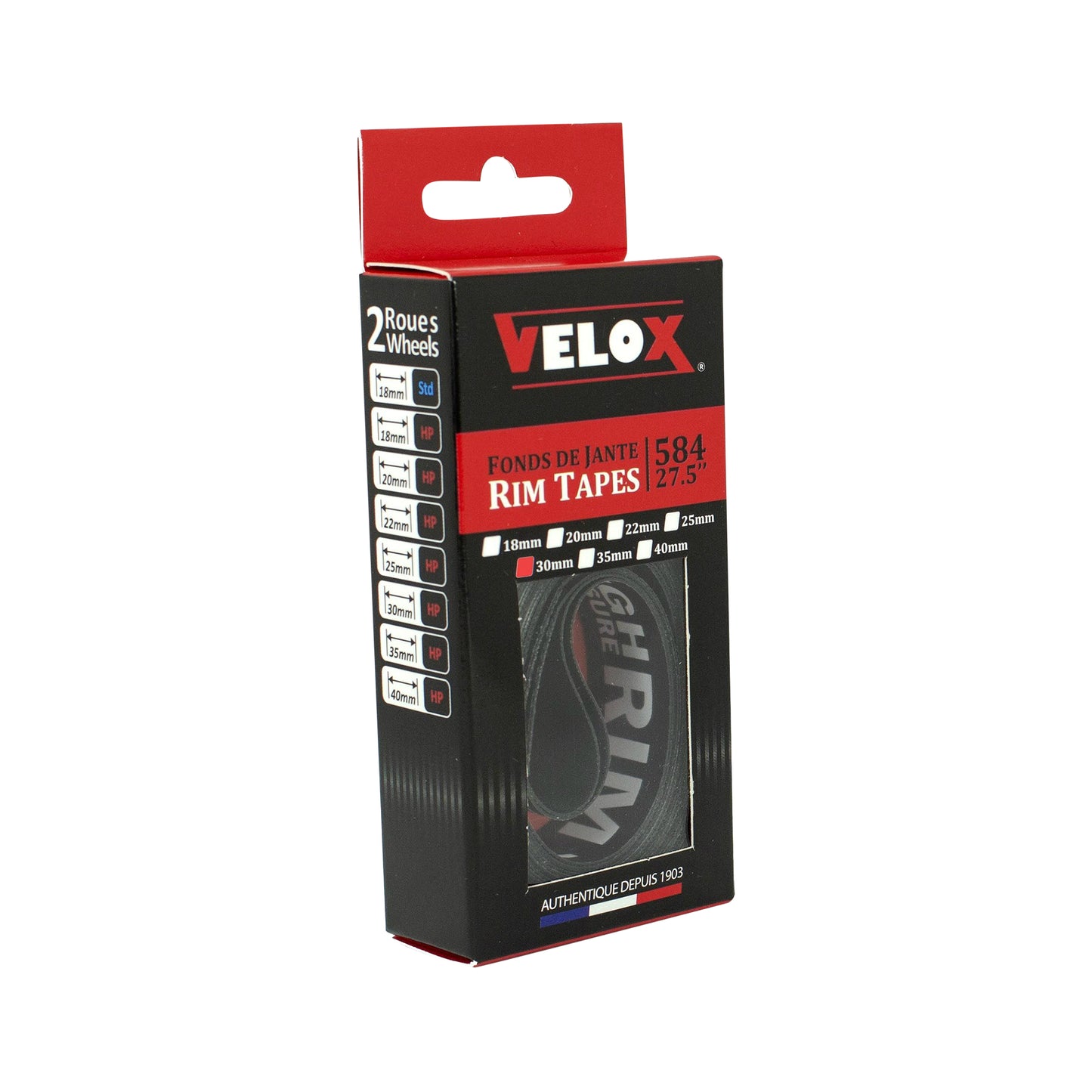 Velox high-pressure rim tape 27.5'' 30mm