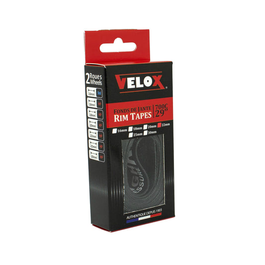 Fond de jante Velox roue 700c/VTT 29" haute pression en 22mm vendu par 2
