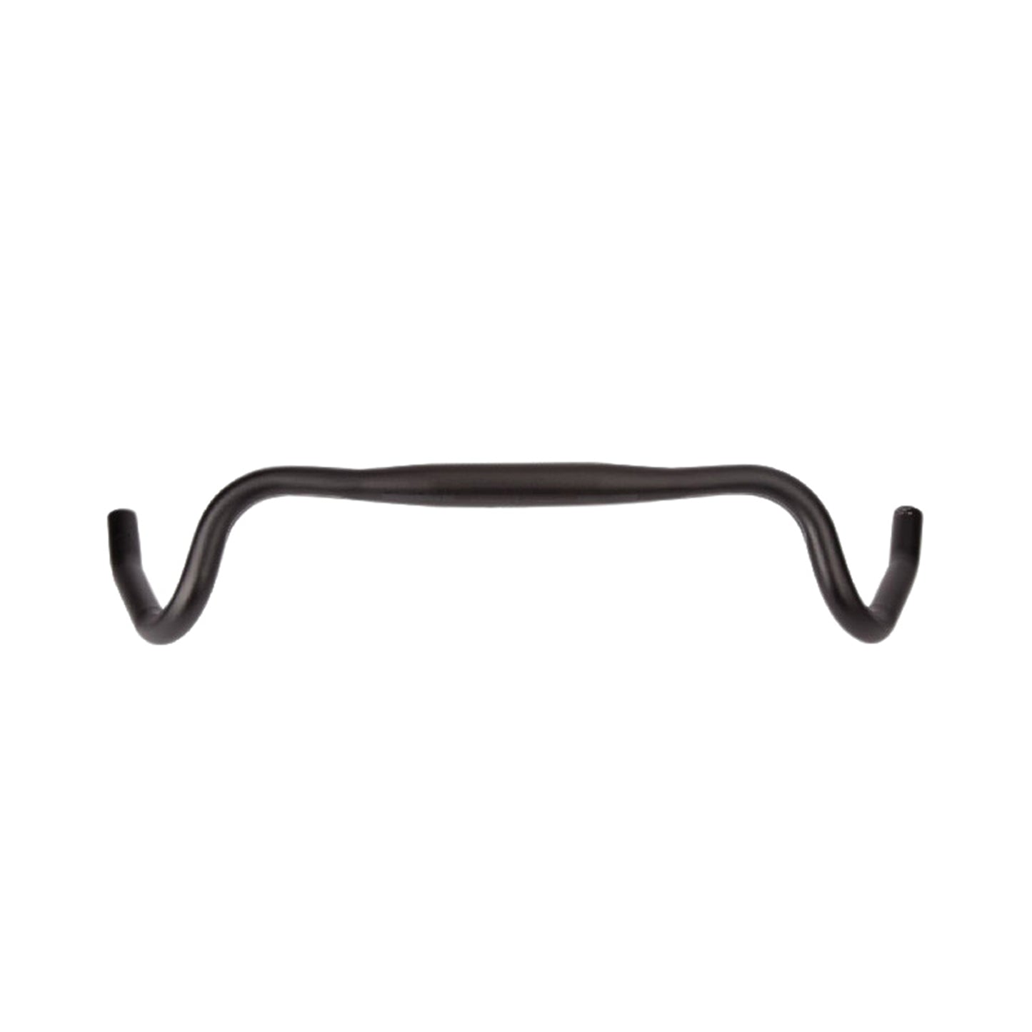 Ergotec Gravel Road Handlebar, Black Aluminum, 31.8mm Diameter, 480-620mm Width