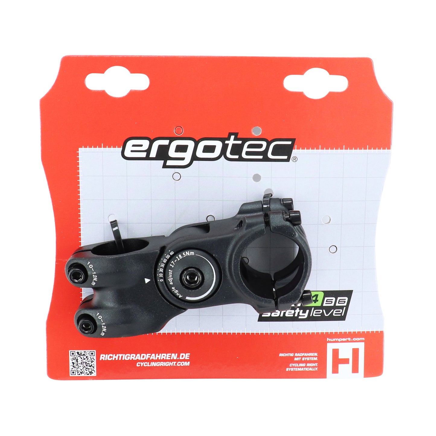 Potence VTT Ergotec Octopus 2 réglable noir 31,8 L75