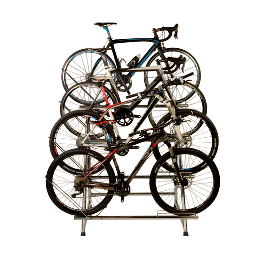 Bicisupport 4-Tier, 4-Place Bicycle Display Stand