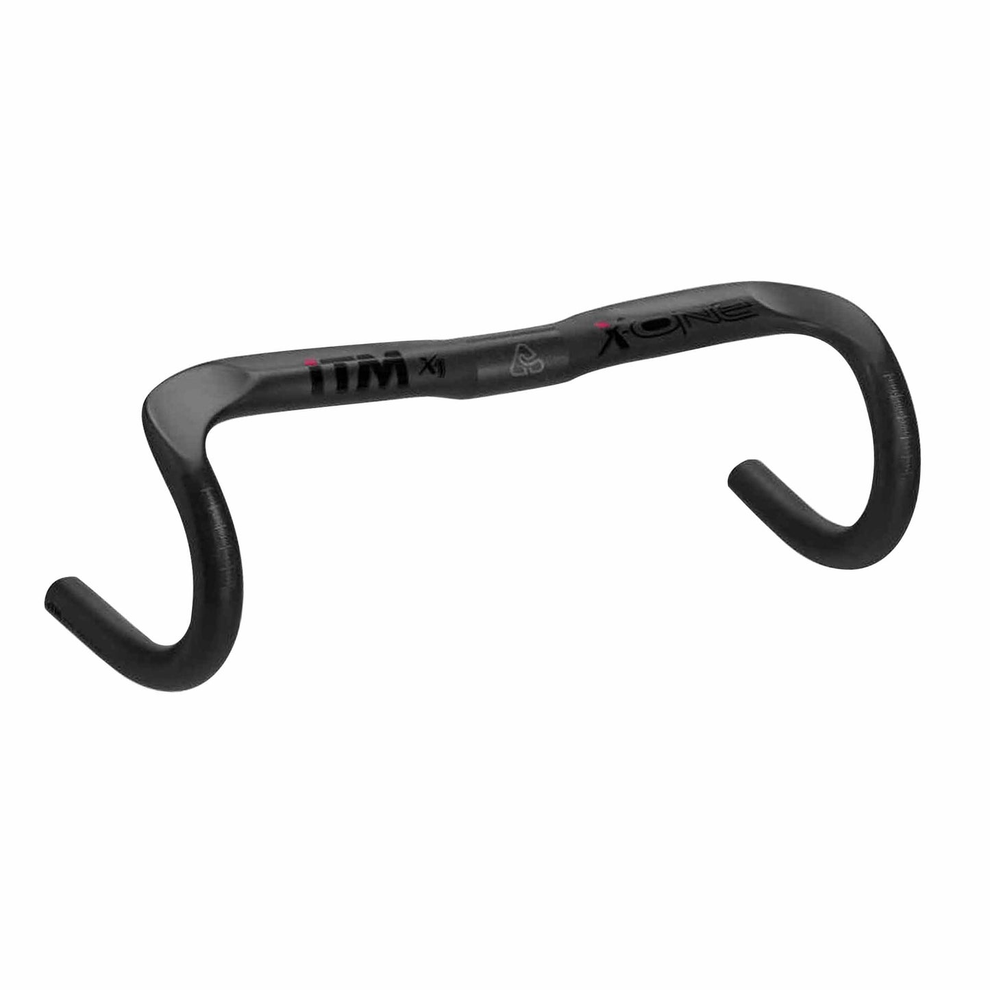 ITM X-One Carbon Matte Road Handlebar 31.8mm L 44cm outer (center-to-center 42cm) 215g.