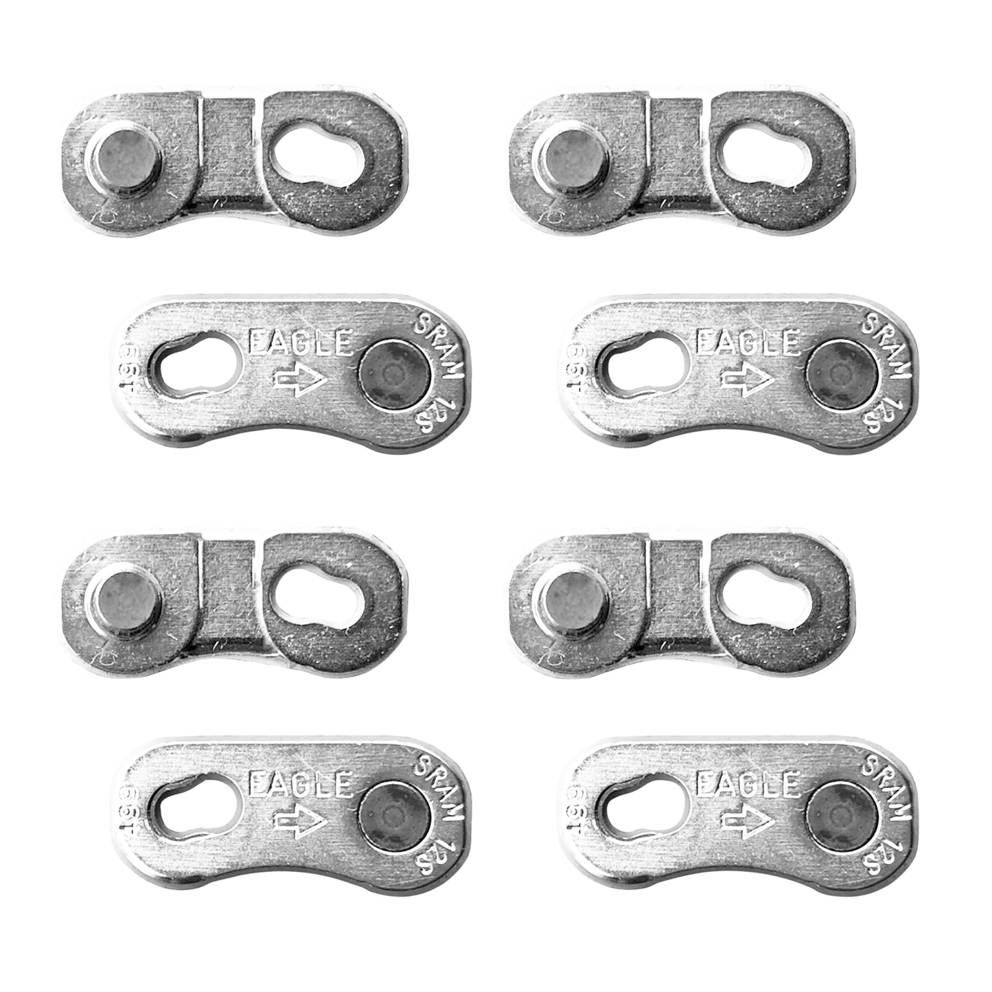 Connecteur de Chaîne vélo 12v. Sram eagle argent blister de 4