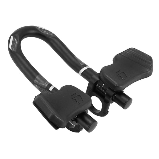 Controltech Clip-On Aerobar U-Shape 31.8 Matte Black Aluminum with Arm Rests