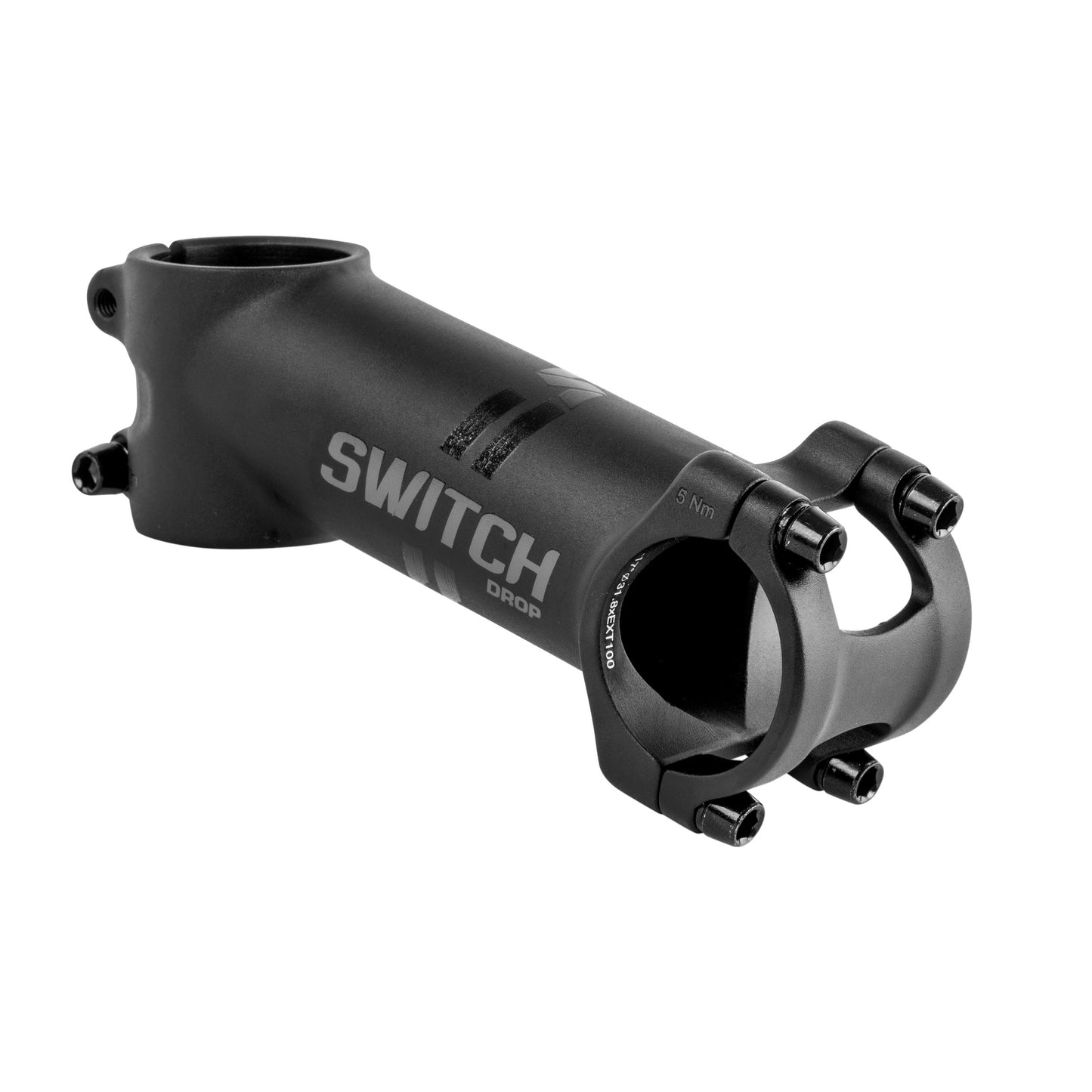 Potence VTT Switch Drop noire pour cintre 31,8 angle -17° L70