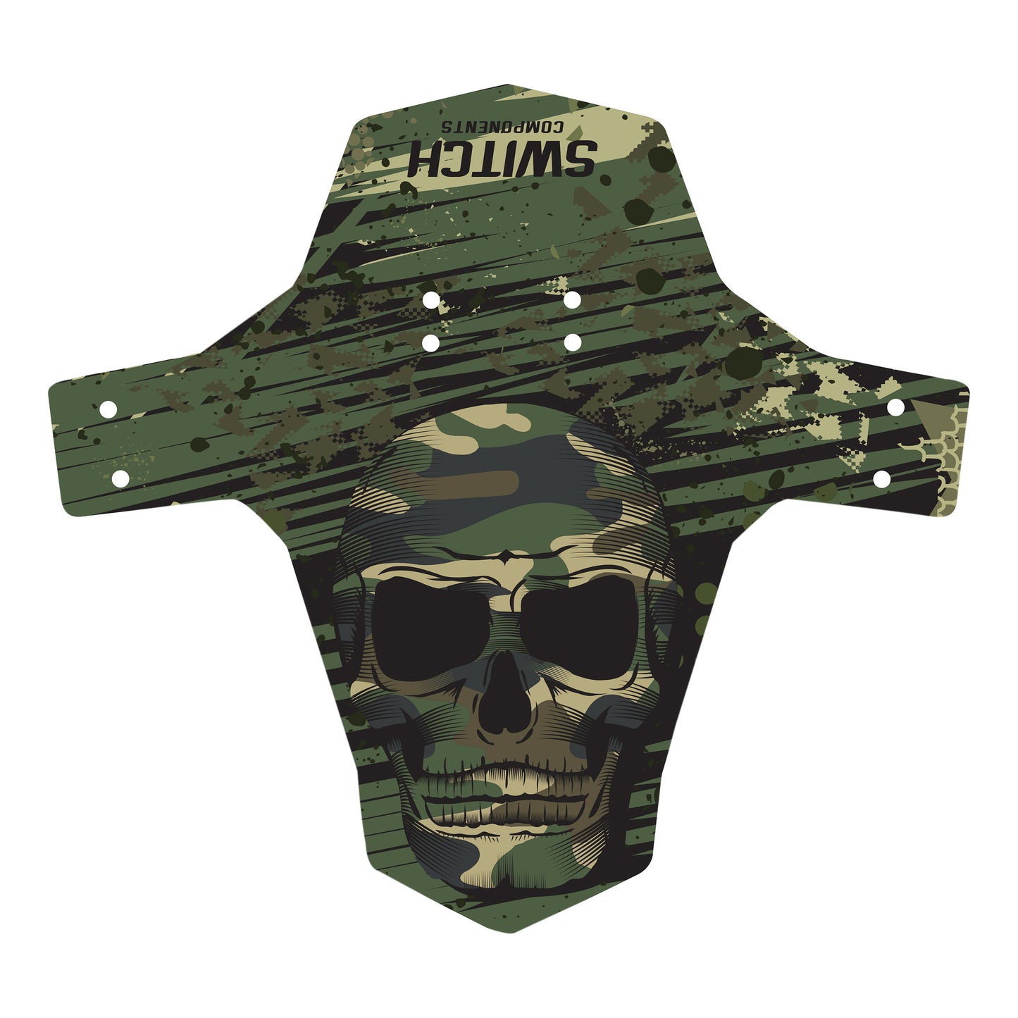 Switch 26-29" Army Skull Front MTB Mudguard 1096