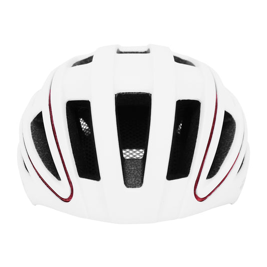 Gist Urban Luxo Adult Bike Helmet - White In-Mold with 360° USB Light