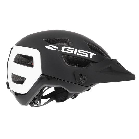 Gist MTB black rear white in-mold adult cycling helmet