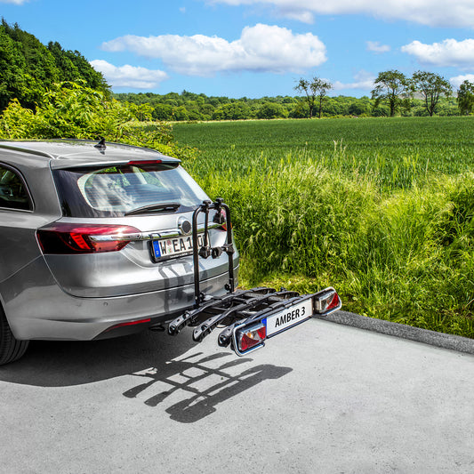 Eufab Amber 3-Bike Platform Tow Bar Bike Rack