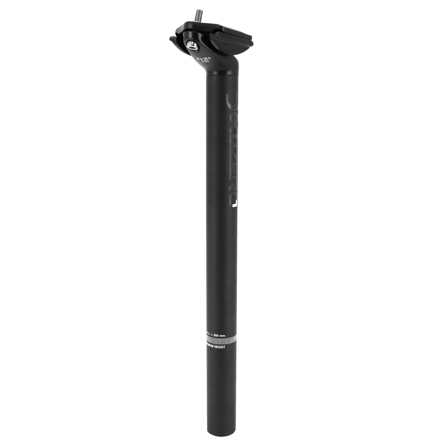 Tige de selle Deda Zero1 alu noir mat 31.6 x 350