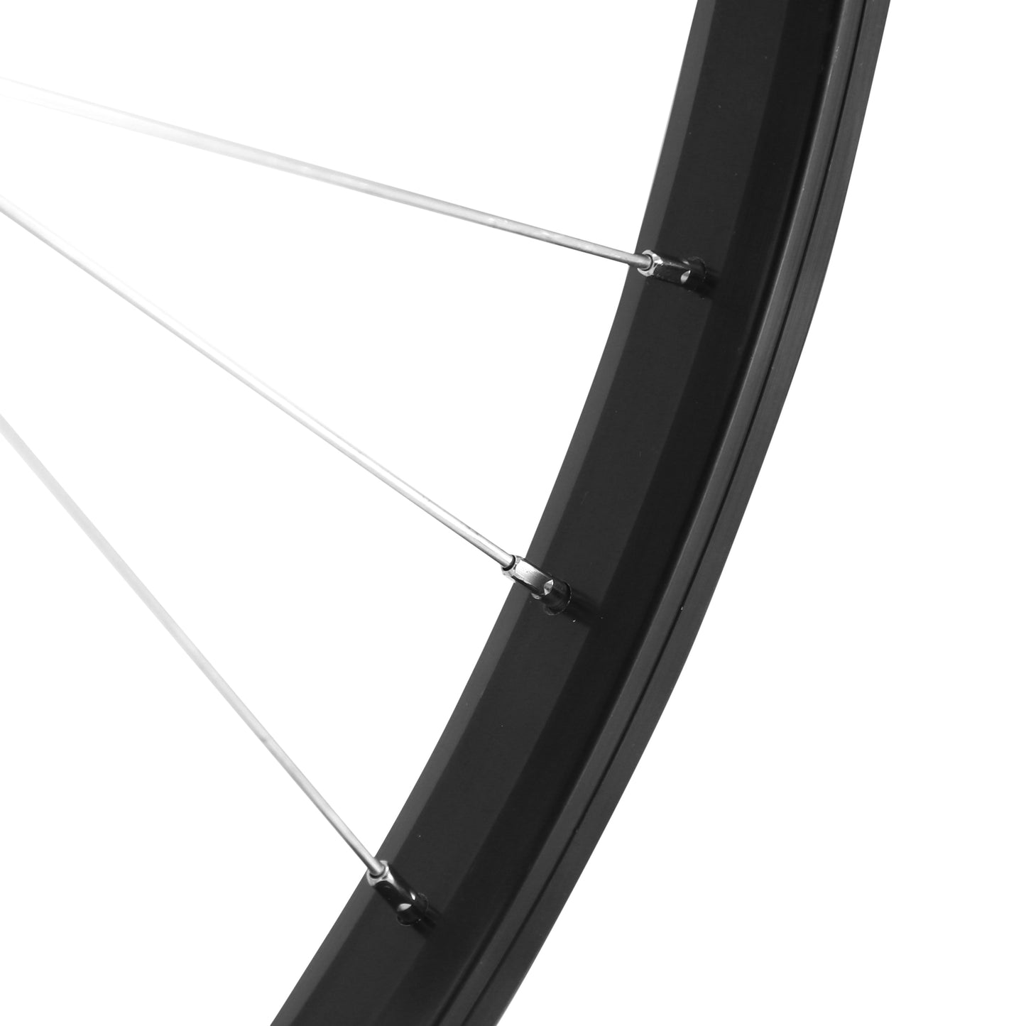 Velox 26" M110 mountain bike rear wheel with solid axle, 7-6V rim brake