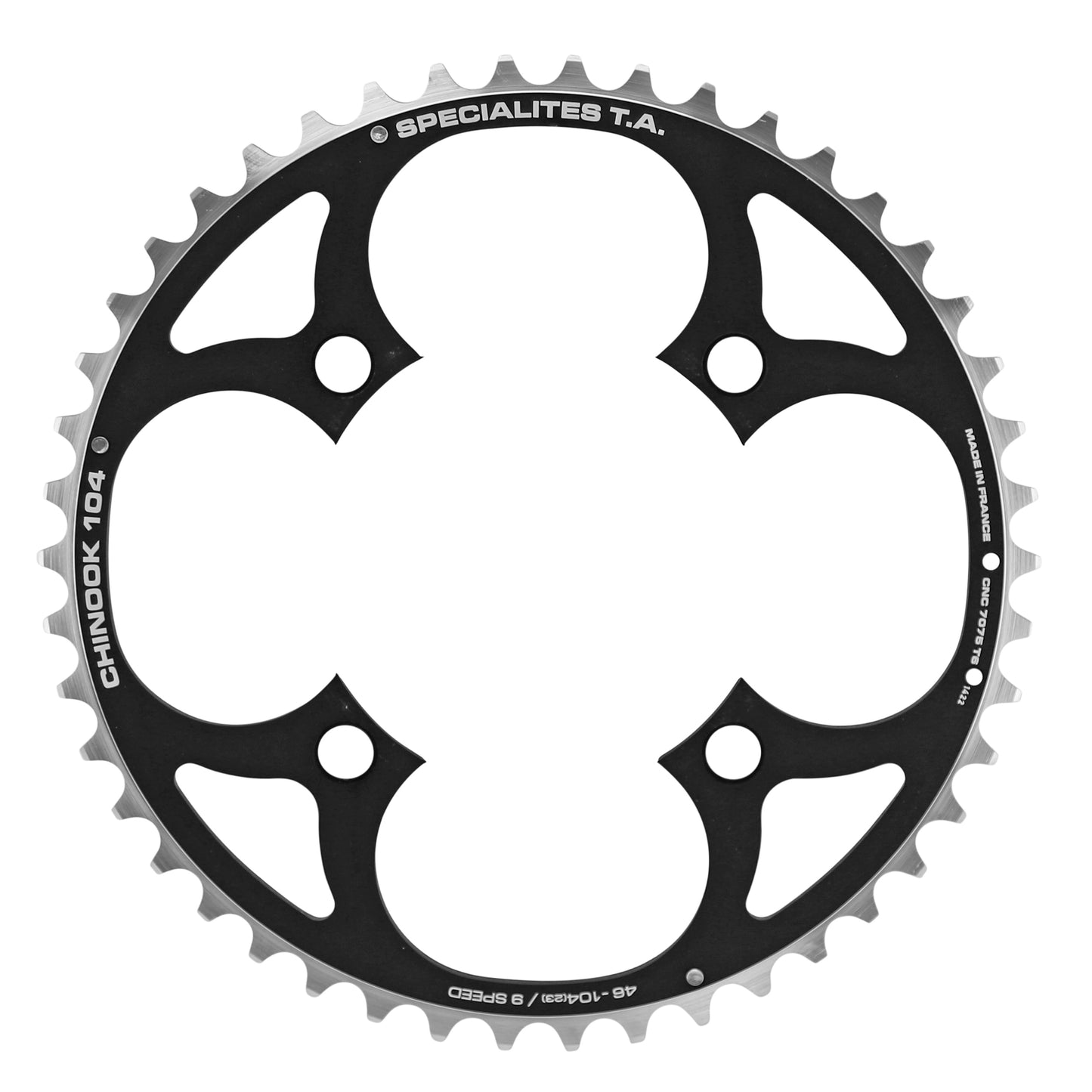 Plateau VTT TA Chinook 4 bras D104 46D ext triple 8-9V