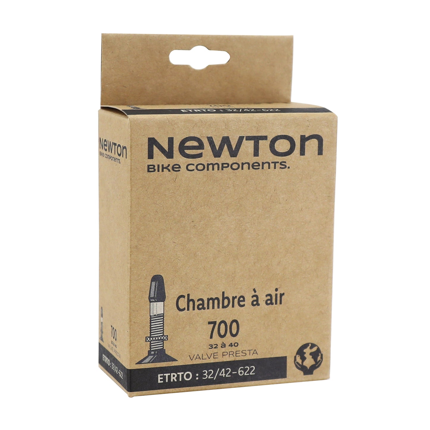 700 x 35 Newton Presta valve bicycle inner tube