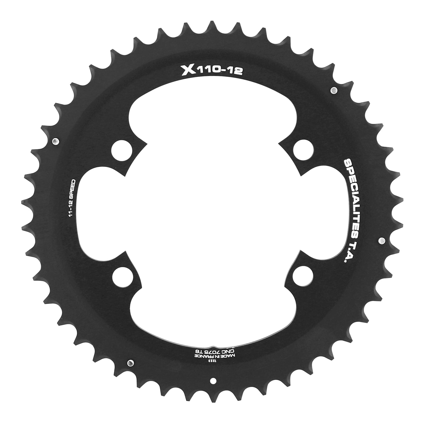 Plateau route TA X110 4 bras D110 pour Ultegra DA 105 46D ext 12V