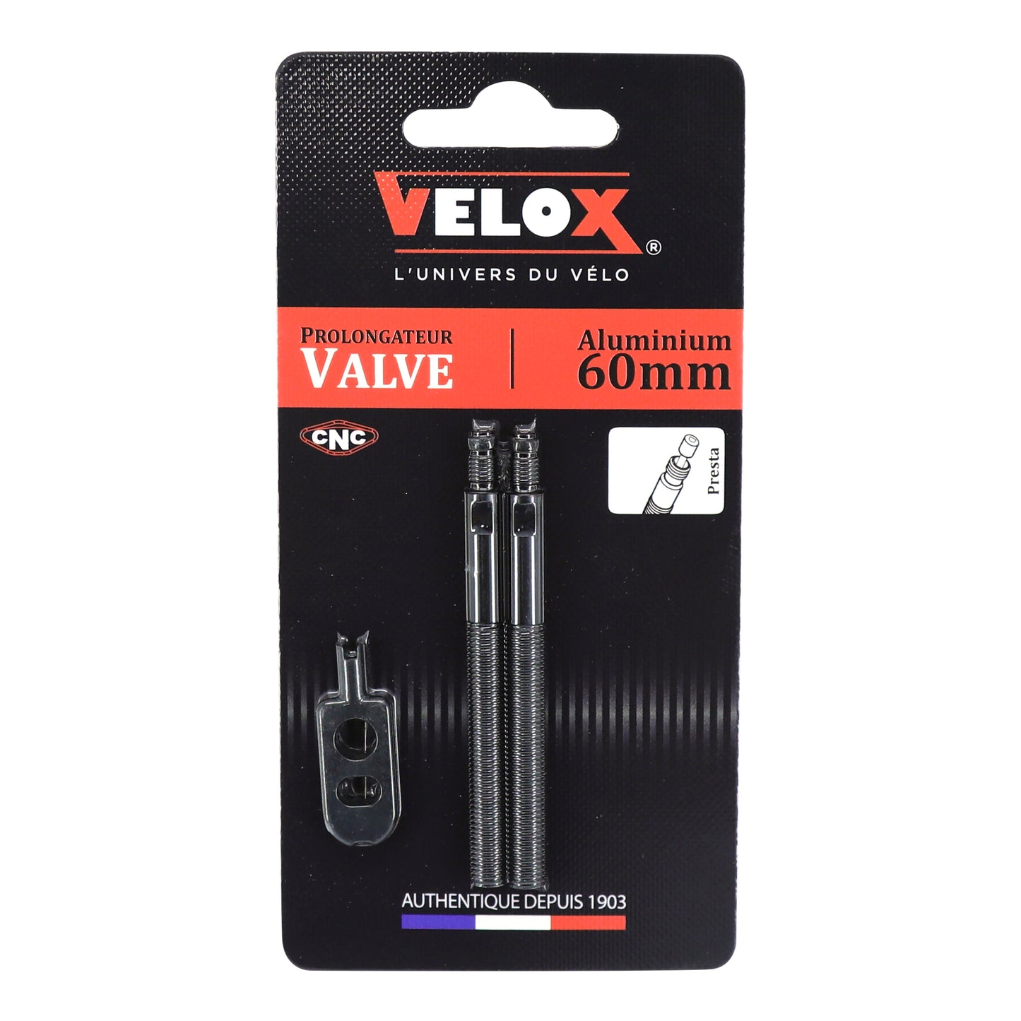 Velox 60mm Presta Valve Extender