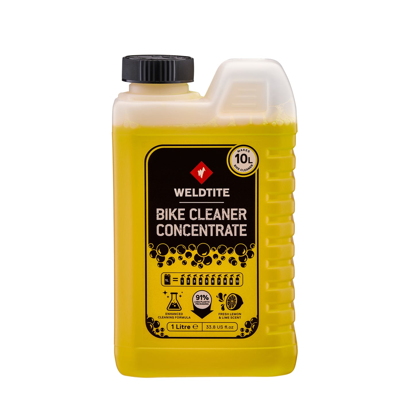 Nettoyant vélo Weldtite bike cleaner nouvelle formule concentré (bidon 1l)