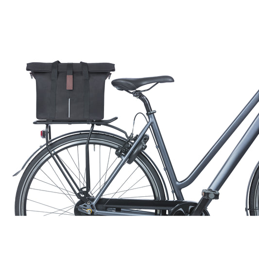 Sac à main vélo Basil city 8-11l noir étanche