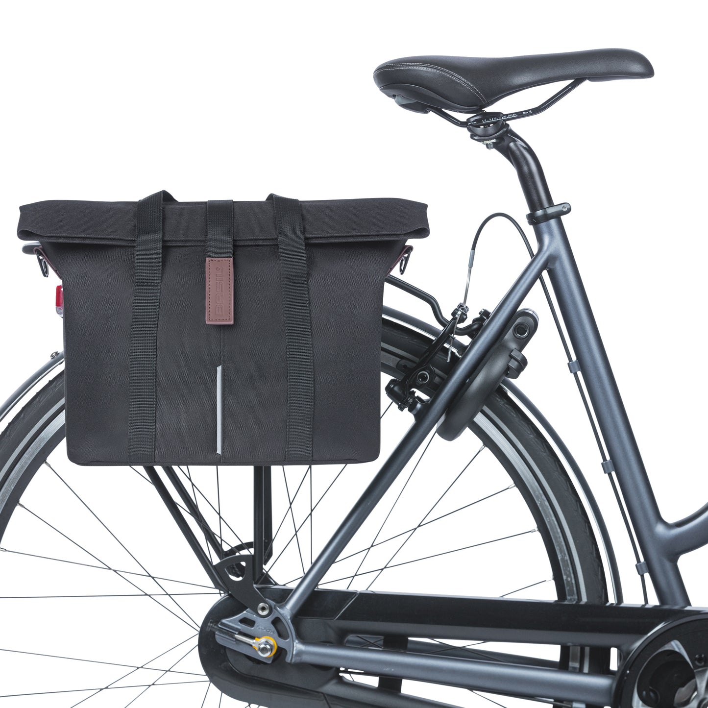 Sac à main vélo Basil city 8-11l noir étanche
