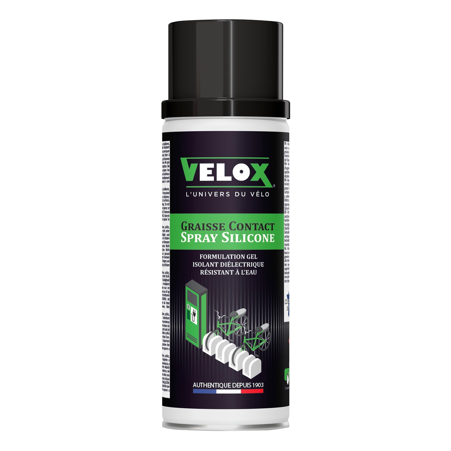 Graisse vélo Velox connexion électrique VAE/e/bike (aérosol 200ml)