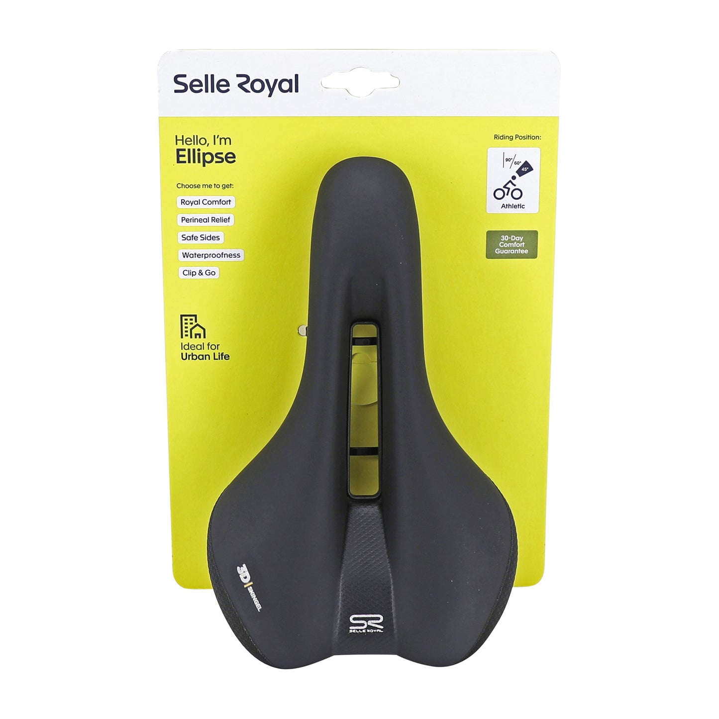 Selle Royal Ellipse Sport Central Opening Athletic Black 265x163