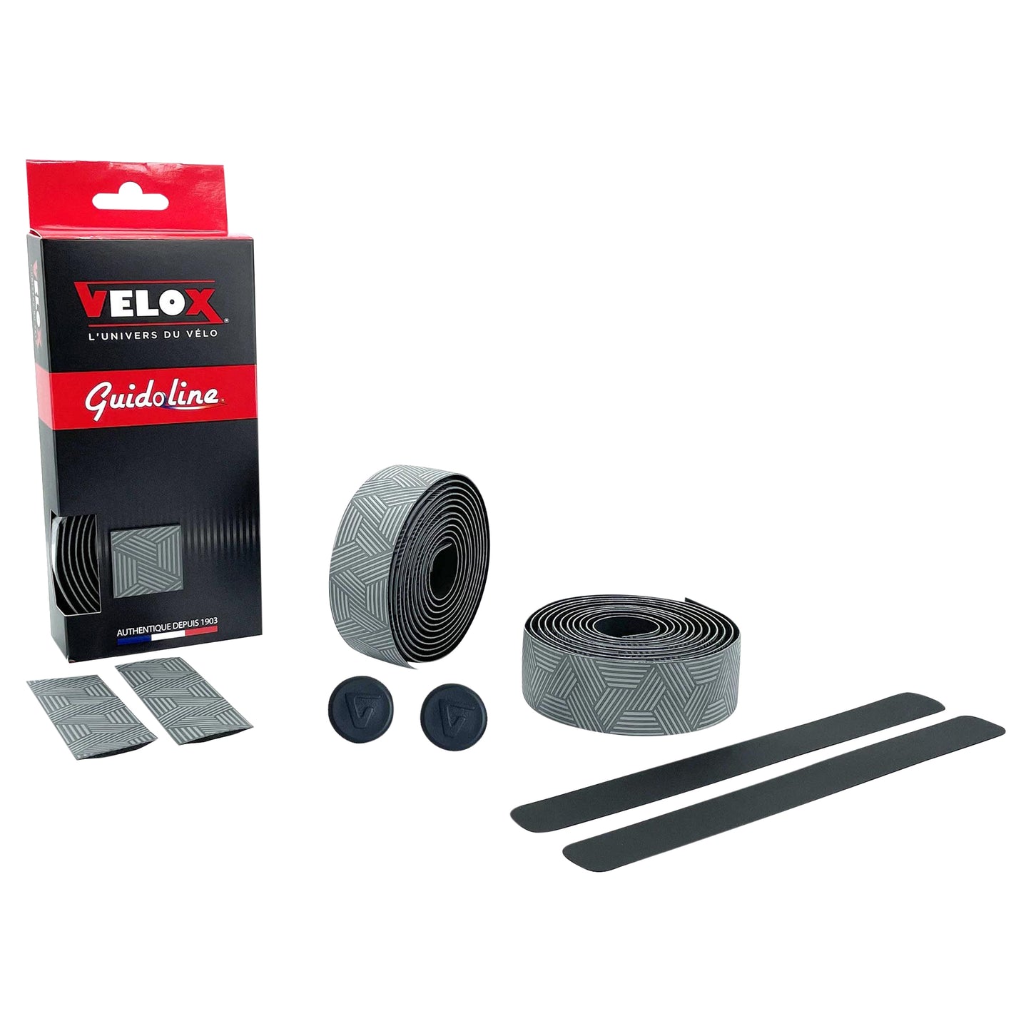 Ruban guidon VELOX Ultragrip 2.5mm gris