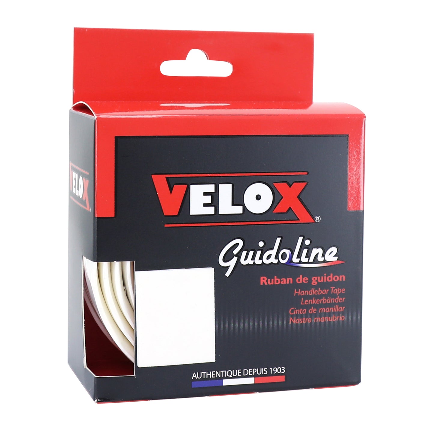 Ruban guidon VELOX Confort 4mm blanc