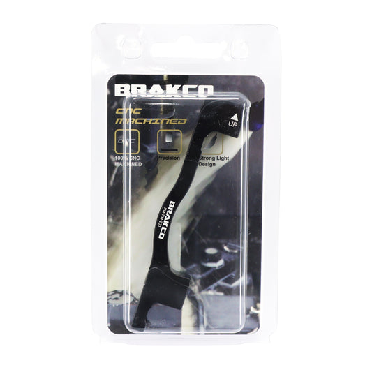 Adaptateur / réhausse frein à disque VTT post-mount avant / arrière Brakco CNC light étrier 160mm pour disque 203mm