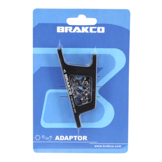 Adaptateur / réhausse frein à disque route flatmount avant Brakco étrier 140mm pour disque 180mm