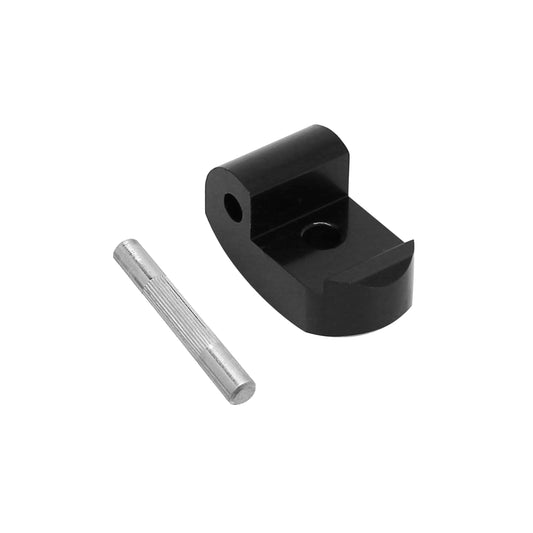 Loquet-blocage charnière de verrouillage pour trottinette xiaomi m365/ 1s/ essential/ pro/ pro 2 alu noir (avec goupille) (vendu a l'unité) PCP