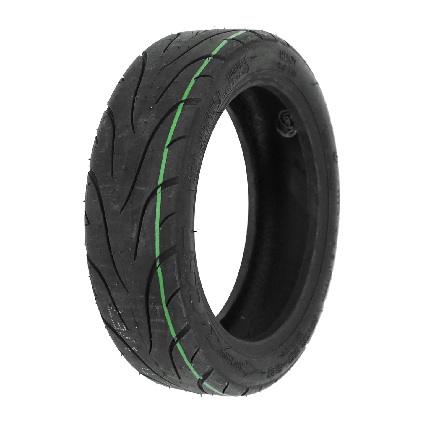 Tubeless Scooter Tire 10 X 2.50 (60-70-6.5) CST Black