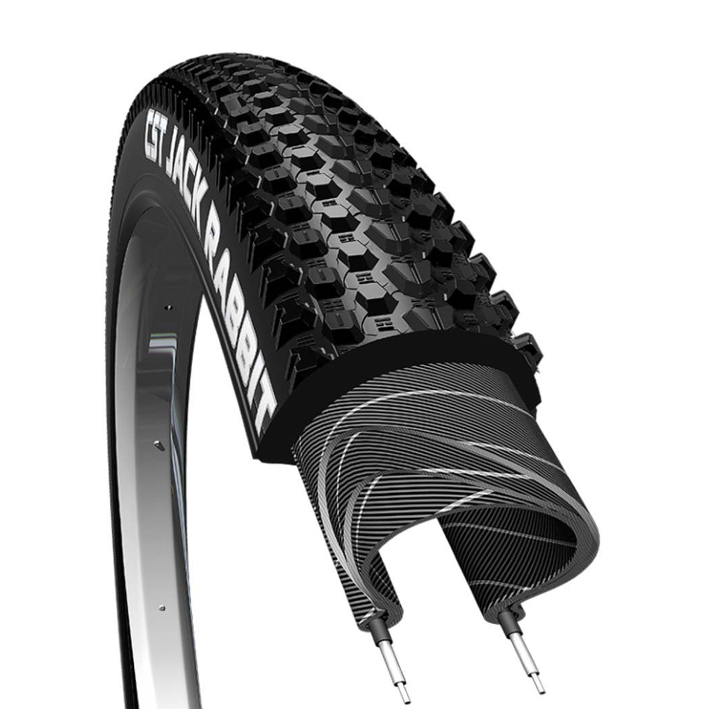 Pneu VTT 29 X 2.35 CST Jack Rabbit Noir Tubeless Ready TS (60-622) - Triple Compound renforcé Niveau 5-6